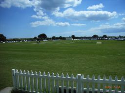 Exmouth ground before the game, what a setting